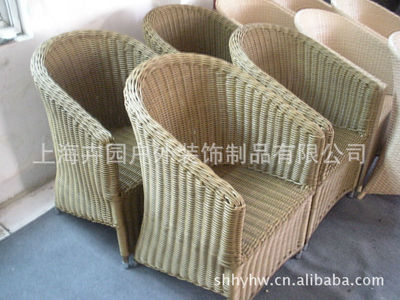 【100%工廠直銷】鋁合金編藤戶外桌椅/編藤桌仿藤椅/來樣來圖加工】價格,廠家,圖片,椅子、凳、榻,上?；軋@戶外裝飾制品-