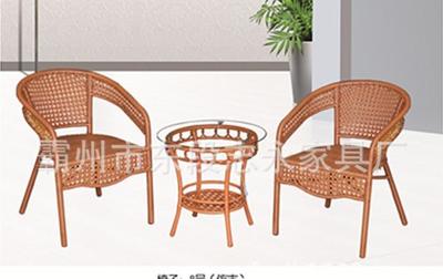 【藤椅廠家 批發酒店家具 廠家批發藤椅三件套 休閑戶外家具】價格_廠家_圖片 -